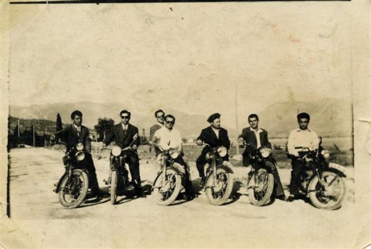 O zamanların motorsikletçileri