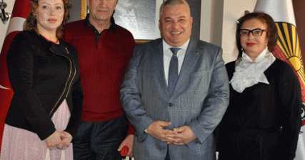 ALTSO Başkanı Mehmet Şahin'in ziyaretçisi Rus Vekil Nikantyev Georgeviç
