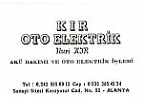 Kır Oto Elektrik Alanya